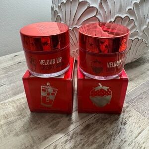 Velour Lip Cherry Soda and Choco Strawberry Set